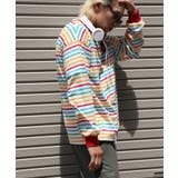 溶けるハート刺繍カラフルボーダー長袖tシャツ | HOOK | 詳細画像10