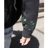 テーラードジャケット風オーバーニットカーディガン 裾ダメージ加工 | HOOK | 詳細画像5 