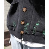 テーラードジャケット風オーバーニットカーディガン 裾ダメージ加工 | HOOK | 詳細画像4 