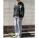 テーラードジャケット風オーバーニットカーディガン 裾ダメージ加工 | HOOK | 詳細画像7 