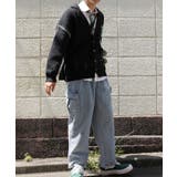 テーラードジャケット風オーバーニットカーディガン 裾ダメージ加工 | HOOK | 詳細画像8 