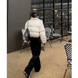 ミニ丈ドロップショルダーダウン 【AW】 | aimoha  | 詳細画像2 