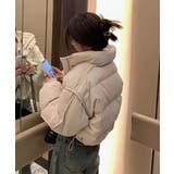 ミニ丈ドロップショルダーダウン 【AW】 | aimoha  | 詳細画像3 