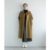 イエロー | 【DECADE CLASSIC】ステンカラーオーバーコート | DECADECLASSIC