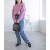 ハイネックオーバーニット 韓国ファッション | aimoha  | 詳細画像6 