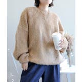 モヘアライクニットプルオーバー ユニセックス オーバーサイズ | aimoha  | 詳細画像23 