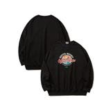 ブラック | アメカジヴィンテージ風プリントスウェット | HOOK