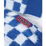 ブロックチェックワッペン刺繍ポロ襟シャギーニットカーディガン【AW】 | HOOK | 詳細画像17
