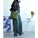 選べる3サイズ 外ポケット付きフェイクレザートートバッグレディース オルチャン | aimoha | 詳細画像21