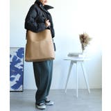 選べる3サイズ 外ポケット付きフェイクレザートートバッグレディース オルチャン | aimoha | 詳細画像27