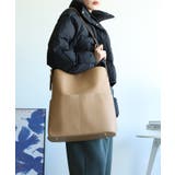 ベージュ(Lサイズ) | 選べる3サイズ 外ポケット付きフェイクレザートートバッグレディース オルチャン | aimoha