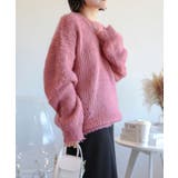 モヘアライクニットプルオーバー ユニセックス オーバーサイズ | aimoha  | 詳細画像15 