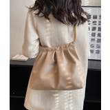 ベージュ | 【Jasmine】チェーン巾着バッグ Jasmine Grandiflorum | aimoha 