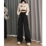 カジュアルワイドカーゴパンツ | aimoha | 詳細画像2