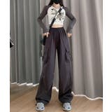 カジュアルワイドカーゴパンツ | aimoha | 詳細画像3