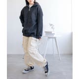 オーバーサイズハーフジップスウェット【AW】 | aimoha  | 詳細画像6 