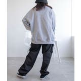 オーバーサイズハーフジップスウェット【AW】 | aimoha  | 詳細画像3 