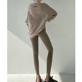 ブラウン | ハイウエストトレンカパンツ | aimoha 