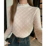 シアー刺繍トップス | aimoha | 詳細画像1