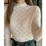 シアー刺繍トップス | aimoha | 詳細画像2