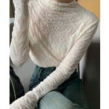 シアー刺繍トップス | aimoha | 詳細画像3