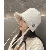 オフホワイト | 2wayリバーシブル帽子バッグ【AW】 | aimoha