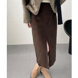 ハイウエストスリットタイトロングスカート | aimoha  | 詳細画像4 