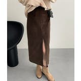 ハイウエストスリットタイトロングスカート | aimoha  | 詳細画像5 