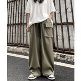 グリーン | 【genxder】ユニセックス ショルダーバッグ付きスラックス | aimoha