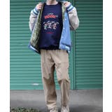 アメカジカートゥーンキャラクター刺繍袖配色スウェット | HOOK | 詳細画像7