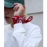 piratesペイズリー柄コットンバンダナハンカチ | HOOK | 詳細画像6