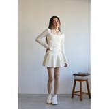 ウエスト切り替えプリーツミニスカート Jasmine Grandiflorum | aimoha | 詳細画像9