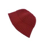 レッド | aimoha men パイナップル編みバケットハット | aimoha men