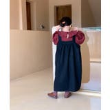 韓国子供服 ふんわりブラウス+ワンピースセット | aimoha kids | 詳細画像5