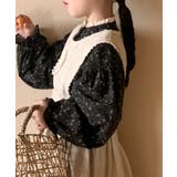 韓国子供服 かわいいレース付けワンピース | aimoha kids | 詳細画像1