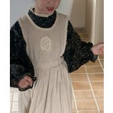 韓国子供服 かわいいレース付けワンピース | aimoha kids | 詳細画像2