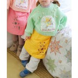 韓国子供服 かわいい猫パッチプリントセーター | aimoha kids | 詳細画像1