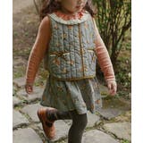 【aimoha-KIDS-】韓国子供服 田舎風レトロ中綿花柄ベスト | aimoha kids | 詳細画像3