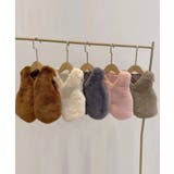 【aimoha-KIDS-】韓国子供服 かわいいフェイクファーベスト【AW】 | aimoha kids | 詳細画像3