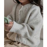 【aimoha-KIDS-】韓国子供服 かわいい編みカーディガン【AW】 | aimoha kids | 詳細画像2