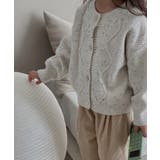 【aimoha-KIDS-】韓国子供服 かわいい編みカーディガン【AW】 | aimoha kids | 詳細画像3