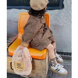 ベージュ | 韓国子供服 フェイクファー2WAYショルダーバッグ | aimoha kids