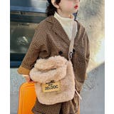 韓国子供服 フェイクファー2WAYショルダーバッグ | aimoha kids | 詳細画像2