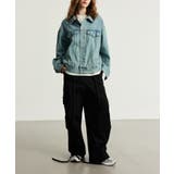 aimoha MENS/HEAVY COTTONワイドカーゴパンツ | aimoha men | 詳細画像1