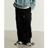 aimoha MENS/HEAVY COTTONワイドカーゴパンツ | aimoha men | 詳細画像2