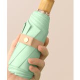 【晴雨兼用】UVカット ミニ 木製持ち手 マカロンカラー折り畳み傘 | aimoha  | 詳細画像6 