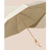 ホワイト | 【晴雨兼用】UVカット ミニ 木製持ち手 マカロンカラー折り畳み傘 | aimoha 
