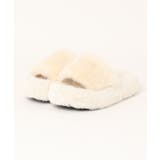 ホワイト | 【shoes365】かわいい ファージップスリッパ【AW】 | aimoha
