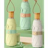 【晴雨兼用】UVカット ミニ 木製持ち手 マカロンカラー折り畳み傘 | aimoha  | 詳細画像7 