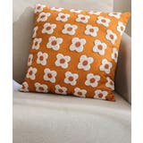 オレンジ | aimoha home立体感刺繍クッションカバー | aimoha 